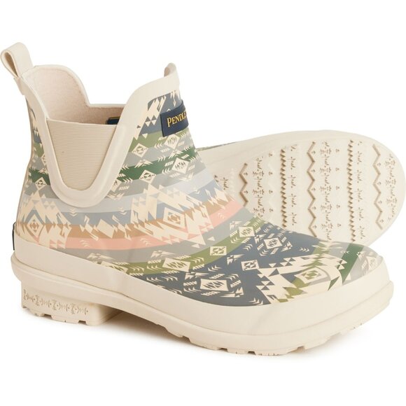 NEW PENDLETON Agate Beach Waterproof Chelsea women Rain Boots in fog 725 3s2 - Picture 2 of 8